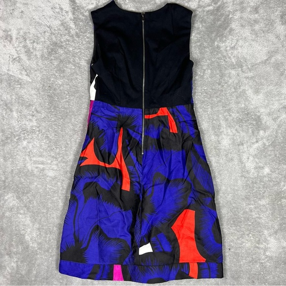 Diane VonFurstenberg Dress Womens 2 Yvette Silk Poppy Vibrant Party Feminine - Picture 7 of 9